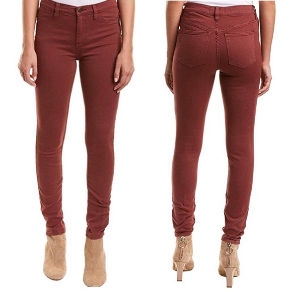 Free People Pants - FREE PEOPLE |  Long and Lean Jeggings Red Mocha 29